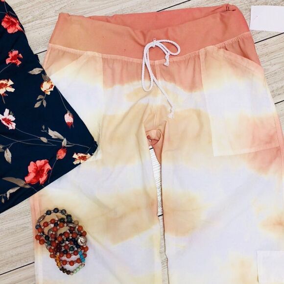 💚Coming Soon💚 OH My BOD Tye dye cargos. Peach - Picture 2 of 7